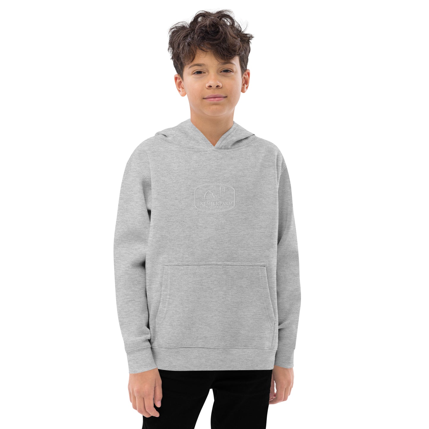 Kids Fleece Hoodie - Farm