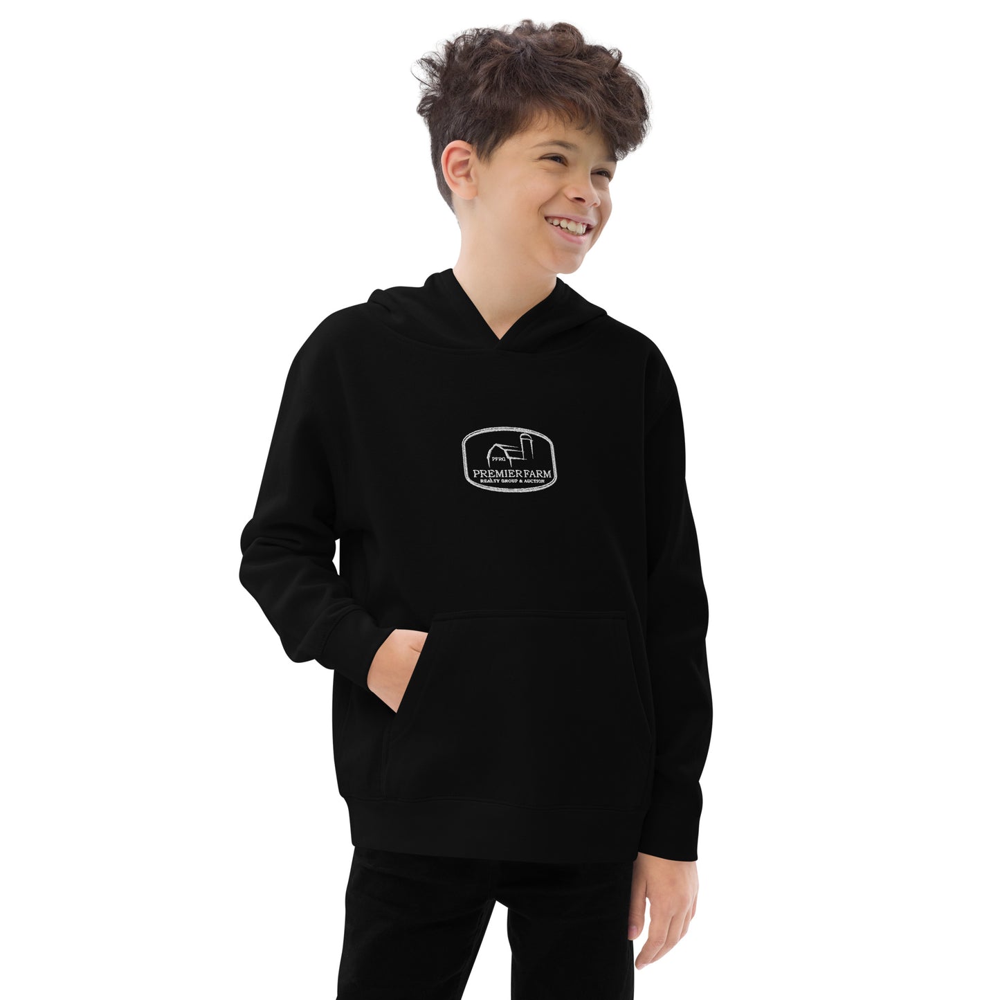 Kids Fleece Hoodie - Farm