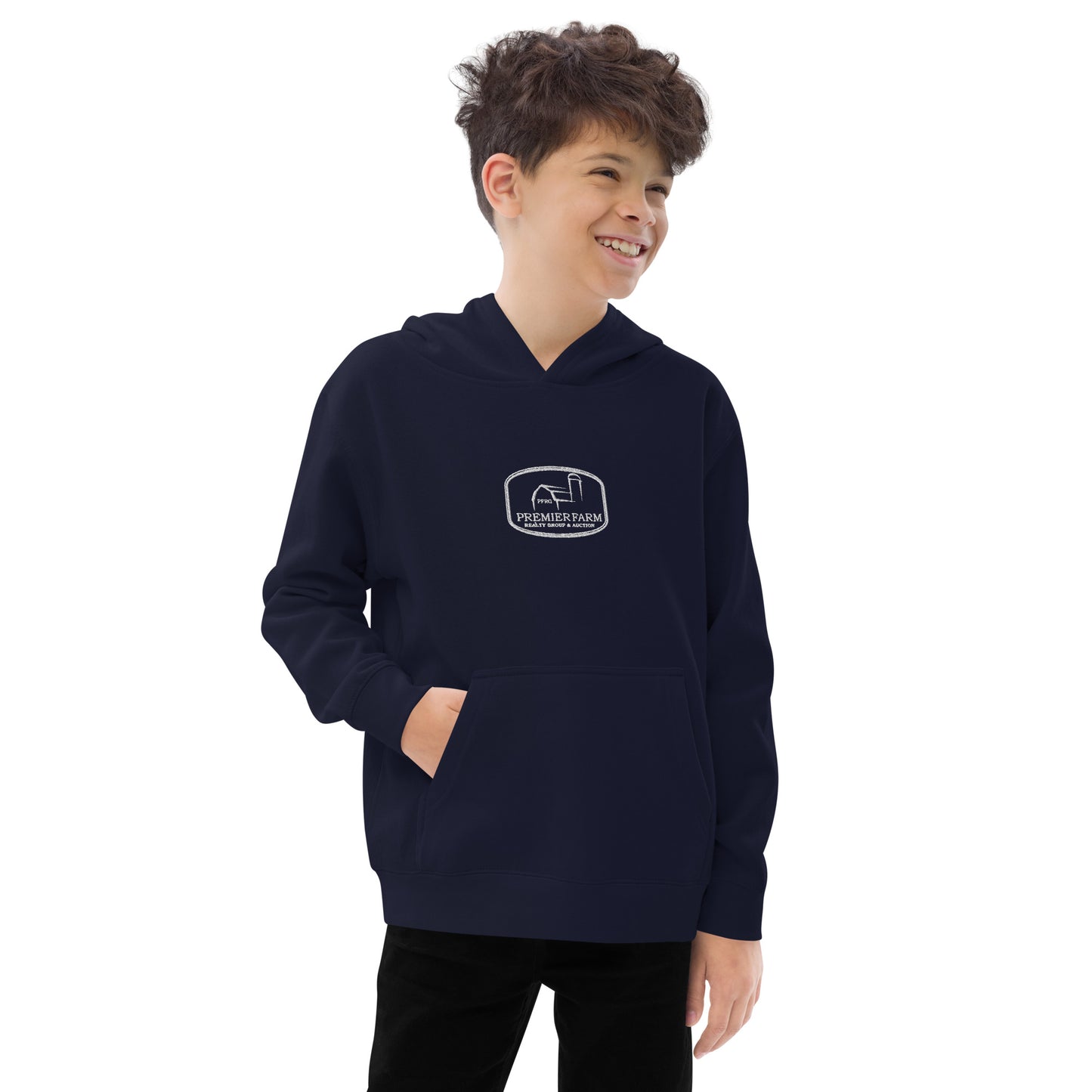 Kids Fleece Hoodie - Farm