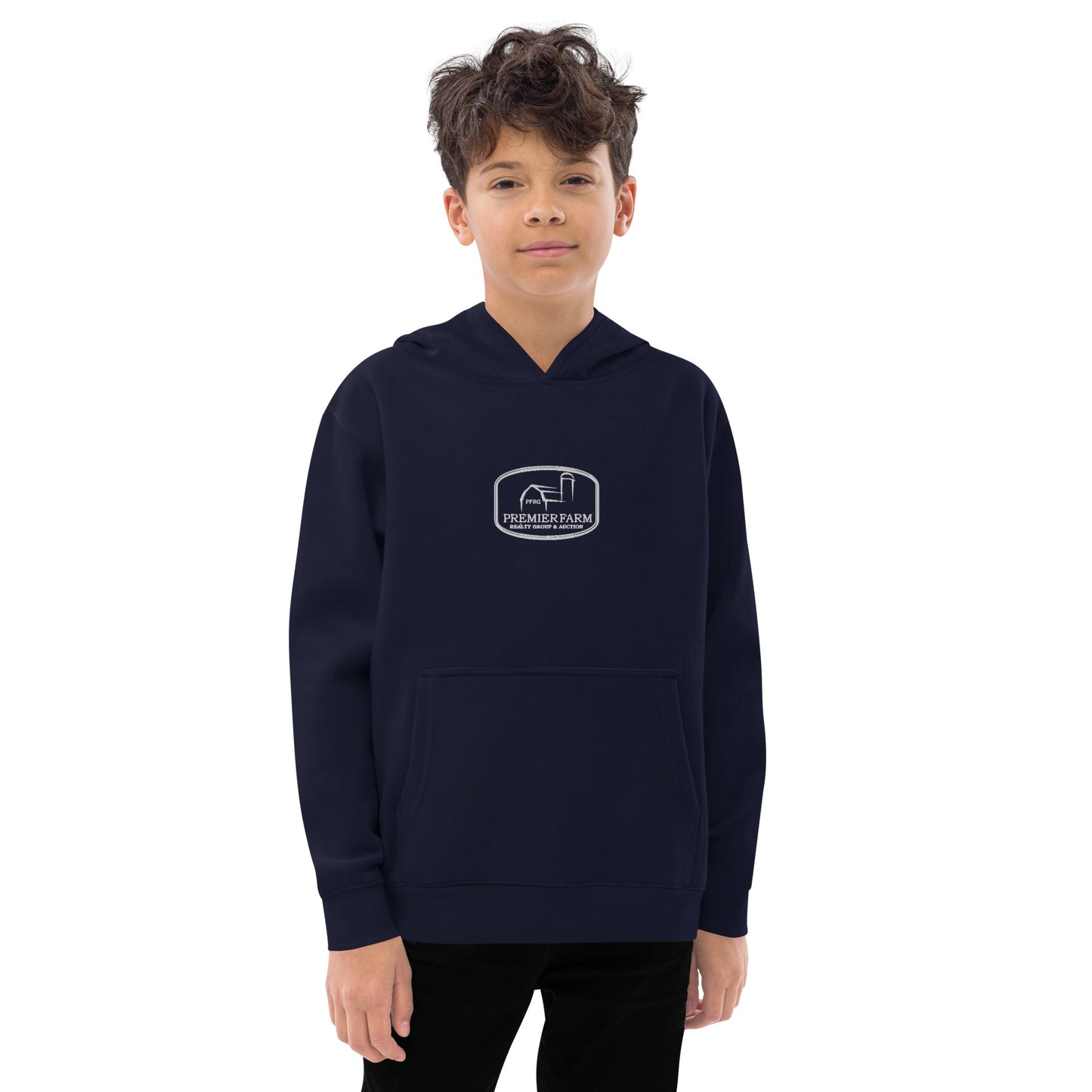 Kids Fleece Hoodie - Farm
