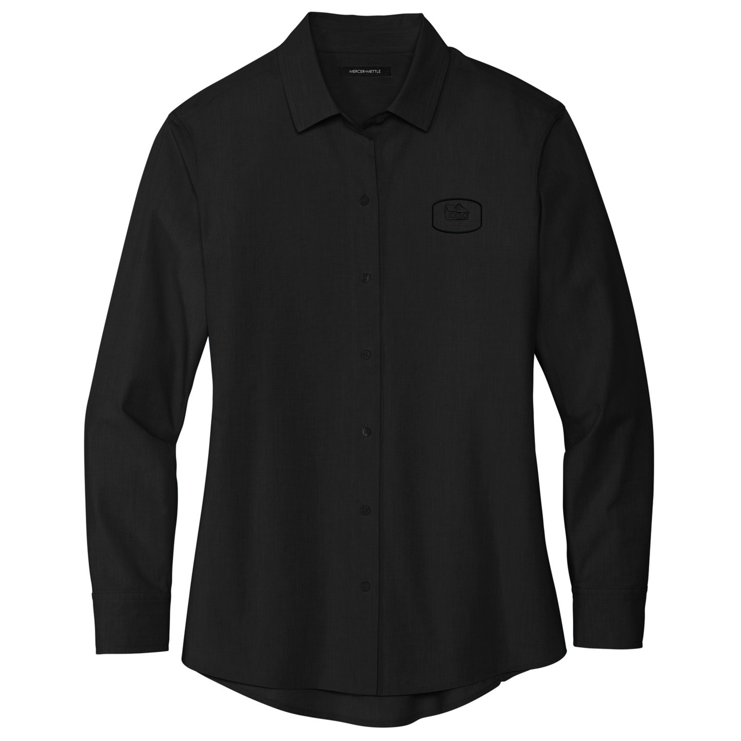Mercer+Mettle® Women’s Long Sleeve Stretch Woven Shirt - Home (COLOR LOGO)