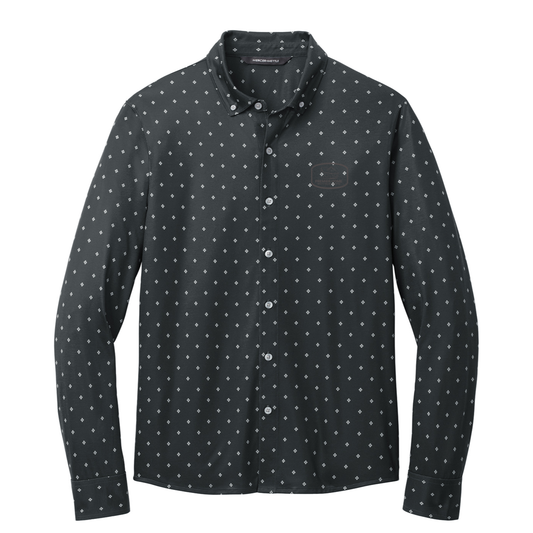Mercer+Mettle® Stretch Jersey Long Sleeve Shirt - Home (COLOR LOGO)