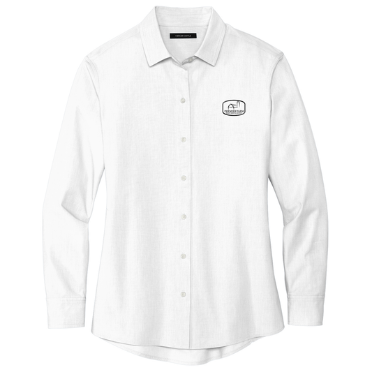 Mercer+Mettle® Women’s Long Sleeve Stretch Woven Shirt - Farm