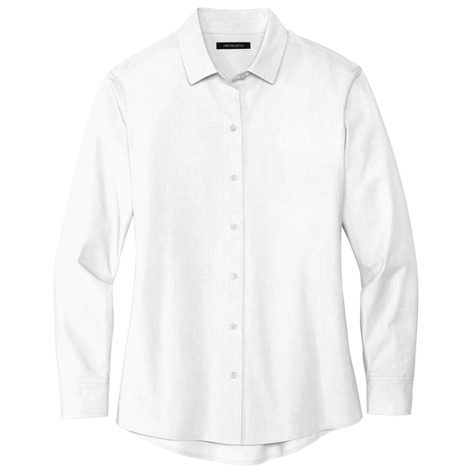 Mercer+Mettle® Women’s Long Sleeve Stretch Woven Shirt - Farm (COLOR LOGO)